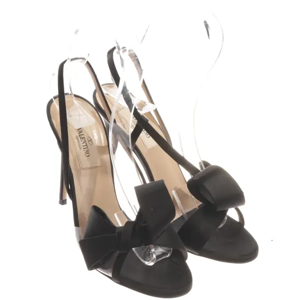 Heeled Sandals, in Black, Valentino