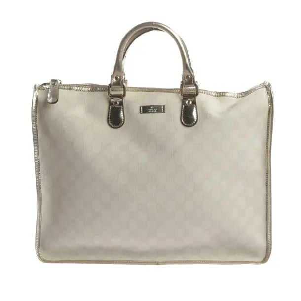 Handbag, in White, Leather, Gucci