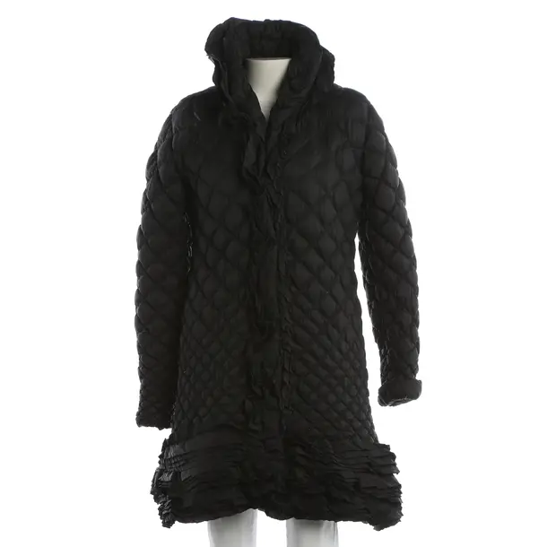 Down Puffer Coat, in Black, Polyimide, Ermanno Scervino