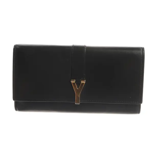 Wallet, in Black, Leather, Saint Laurent