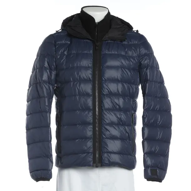 Mid-Season Jacket, in Navy, Polyimide, Fay