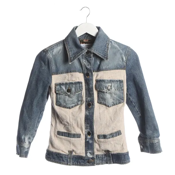 Denim Jacket, in Multicolored, Cotton, Dolce & Gabbana