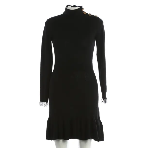Dress, in Black, Wool, Red Valentino