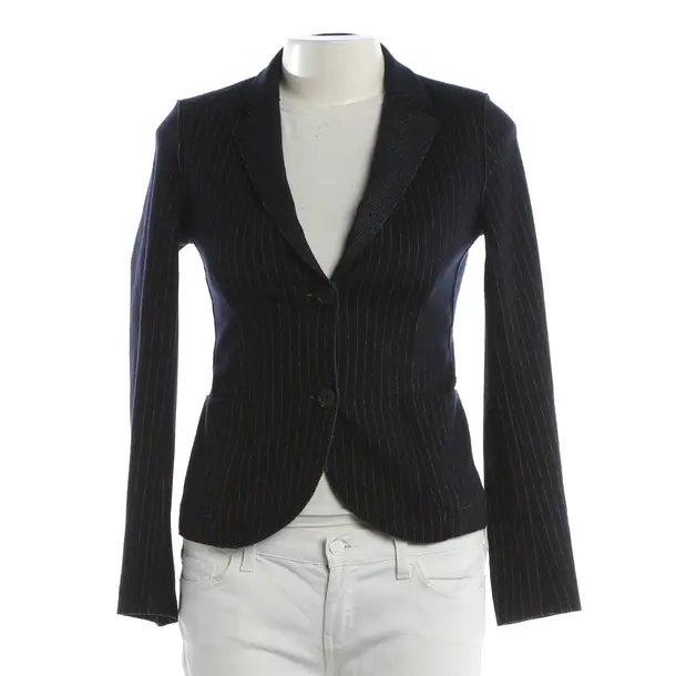 Blazer, in Navy, Wolle, Harris Wharf London