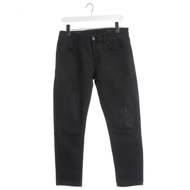 Slim Fit Jeans, in Black, Cotton, Dondup