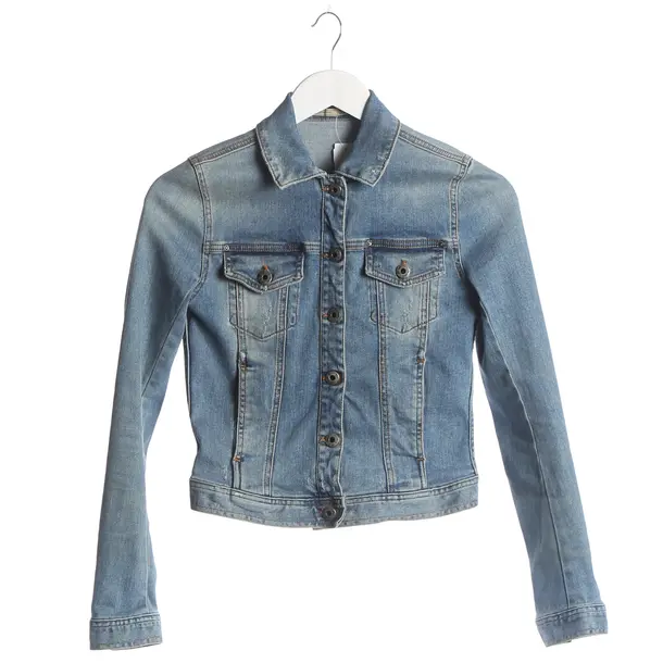 Denim Jacket, in Blue, Cotton, Patrizia Pepe