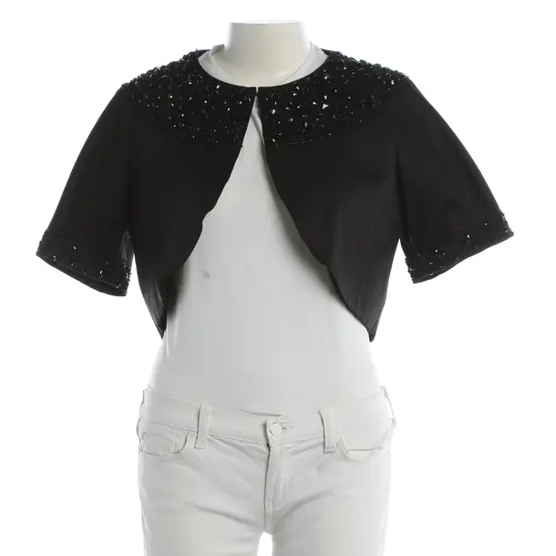 Bolero Jacket, in Black, Polyester, Armani Collezioni