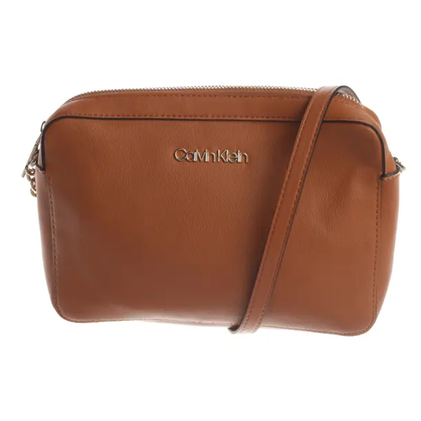 Umhängetasche, in Hellbraun, Leder, Calvin Klein