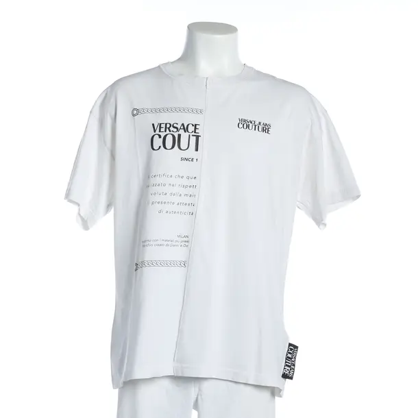 T-Shirt, in Weiß, Baumwolle, Versace Jeans Couture