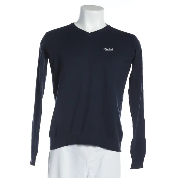 Jumper, in Navy, Cotton, Woolrich