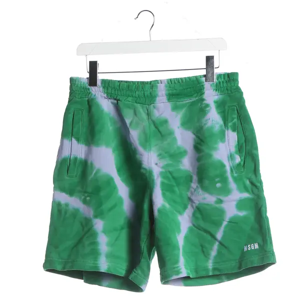 Bermudas, in Green, Cotton, MSGM