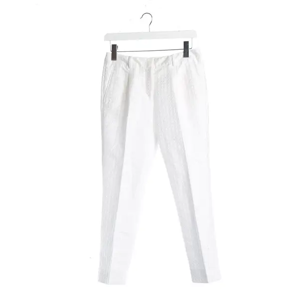 Pants, in White, Polyester, Peserico