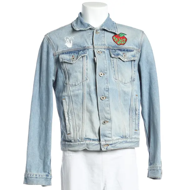 Denim Jacket, in Blue, Cotton, Off-White