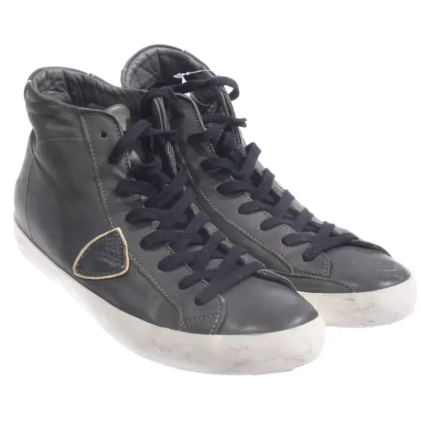 High-Top Sneakers, in Gray, Philippe Model
