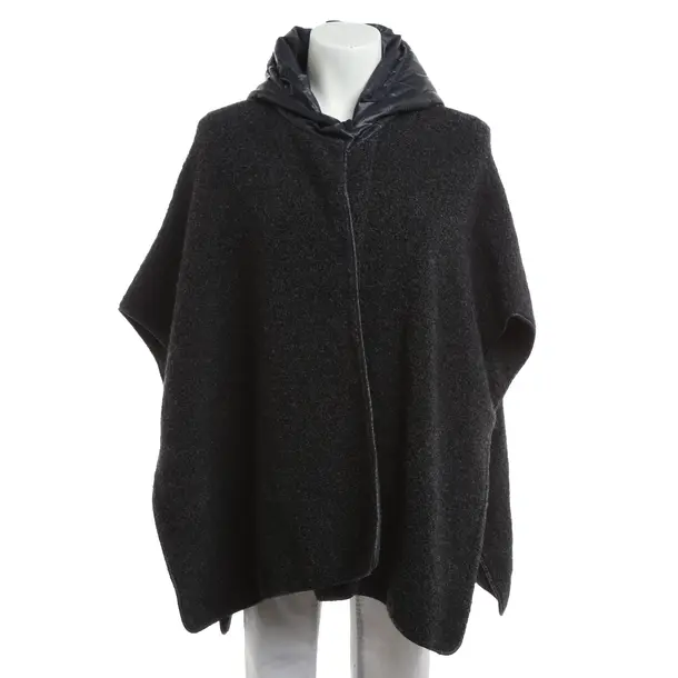 Poncho, in Grau, Wolle, Fabiana Filippi