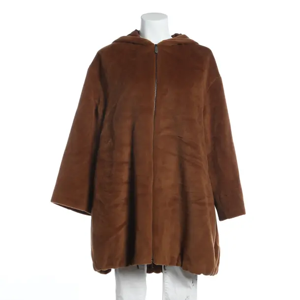 Winter Coat, in Brown, Wool, Fabiana Filippi