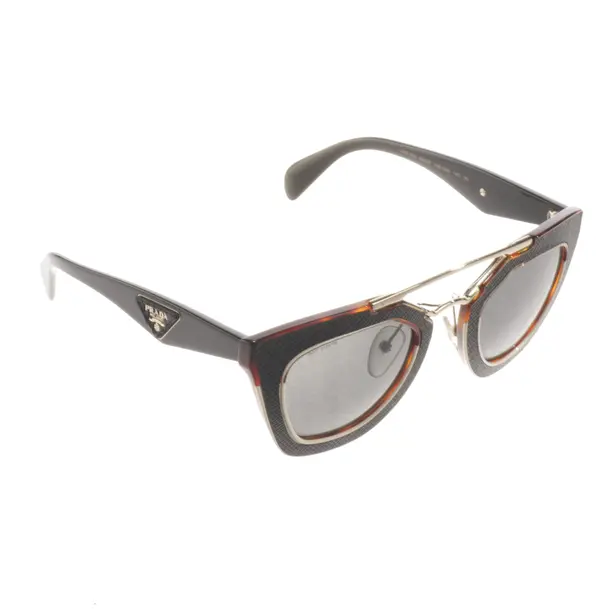 Sonnenbrille, in Mehrfarbig, Kunststoff / Naturmaterial, Prada