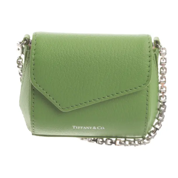 Abendtasche, in Grün, Leder, Tiffany & Co