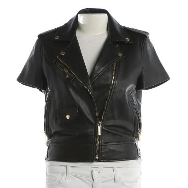 LeatherJacket, in Black, Leather, Michael Kors