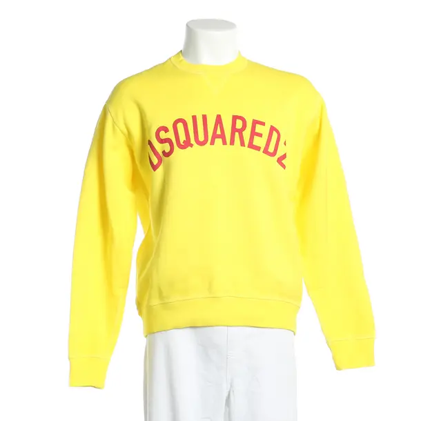 Sweatshirt, in Yellow, Cotton, Dsquared