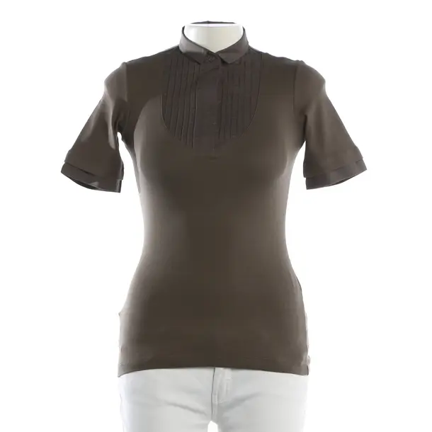 Poloshirt, in Braun, Baumwolle, Peserico