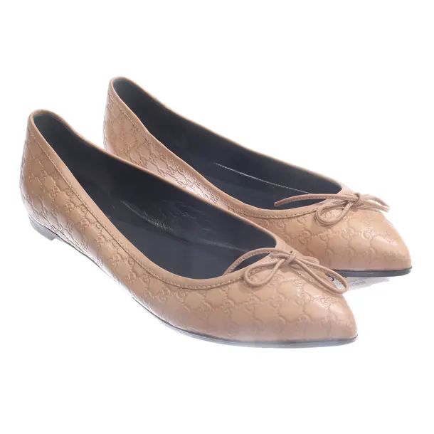 Ballet Flats, in Light Brown, Gucci