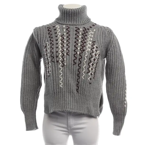 Wool Jumper, in Gray, Wool, Golden Goose