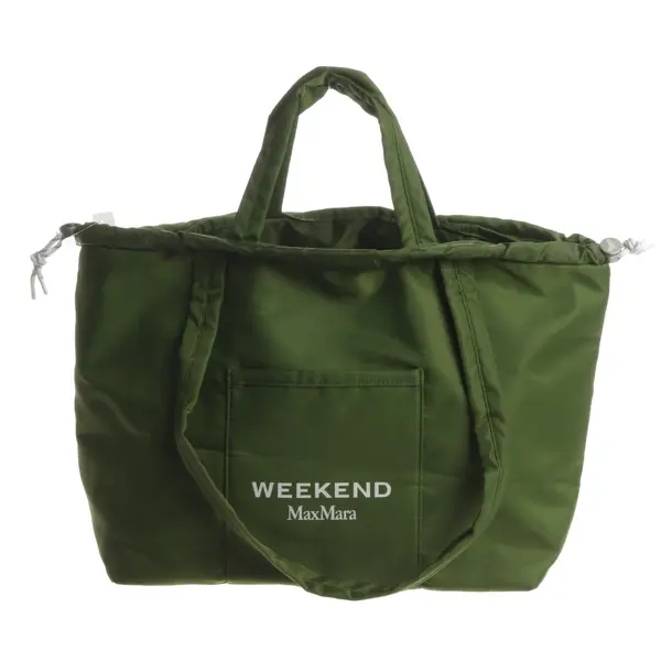 Shoulder Bag, in Green, Polyester, Max Mara
