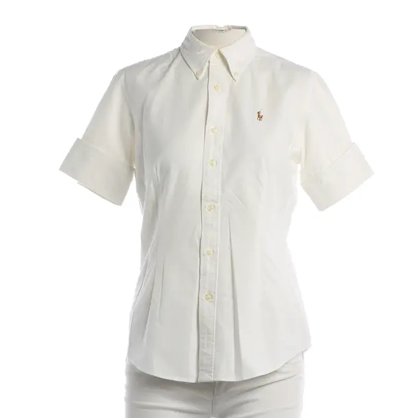 Blouse, in White, Cotton, Polo Ralph Lauren
