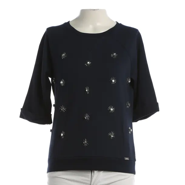Shirt, in Navy, Viscose, Fay