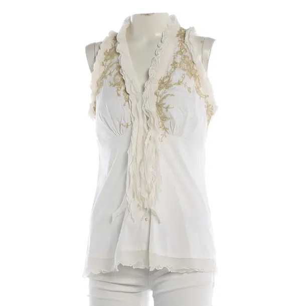 Top, in Beige, Baumwolle, Ermanno Scervino