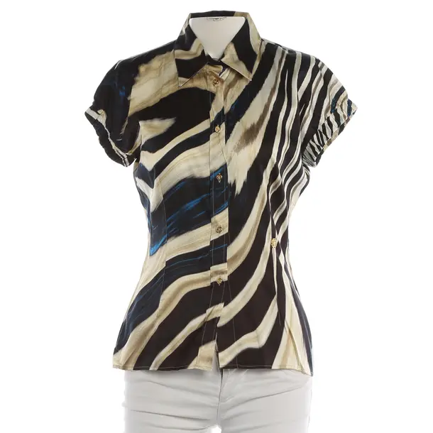 Bluse, in Mehrfarbig, Seide, Roberto Cavalli