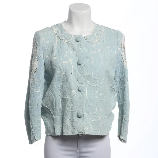 Blazer, in Hellblau, Baumwolle, Ermanno Scervino