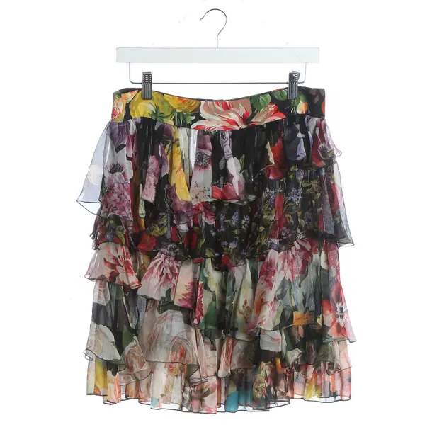 Gonna, in Multicolore, Seta, Dolce e Gabbana
