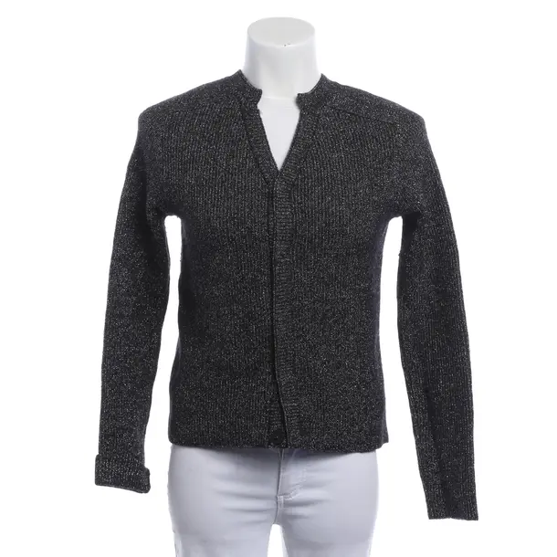 Cardigan, in Black, Wool, Ermanno Scervino