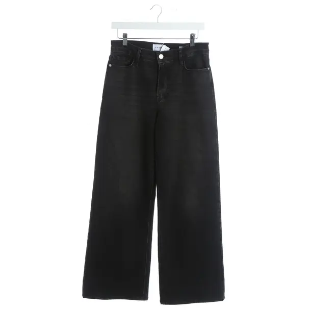 Jeans Straight Fit, in Schwarz, Baumwolle, Frame
