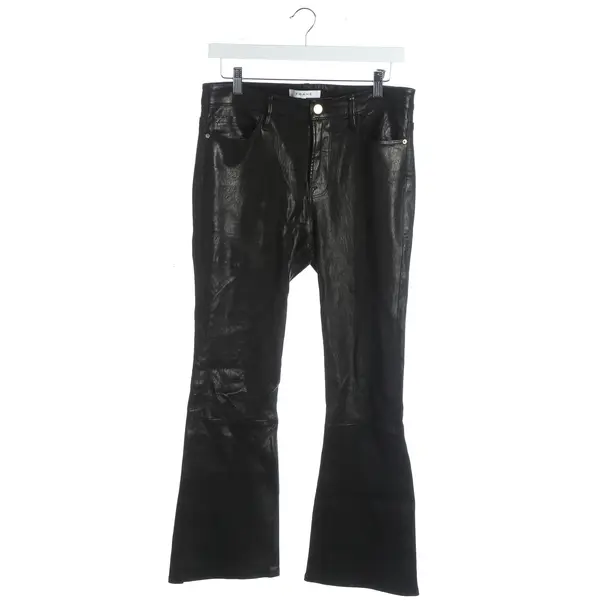 Pants, in Black, Leather, Frame