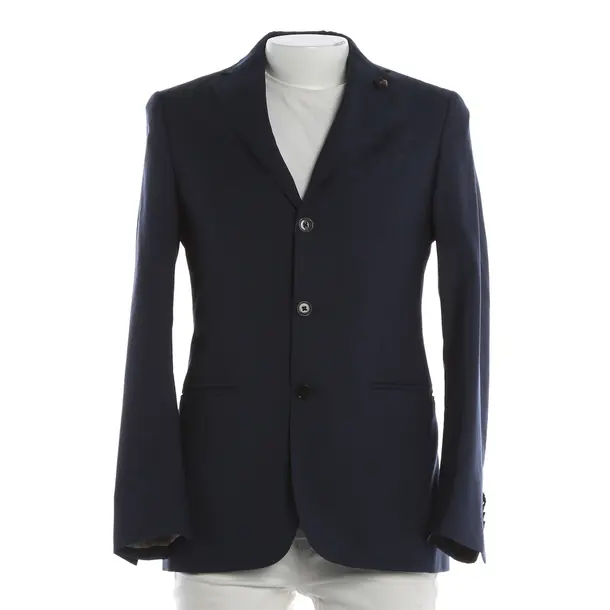 Blazer, in Navy, Wool, Lardini