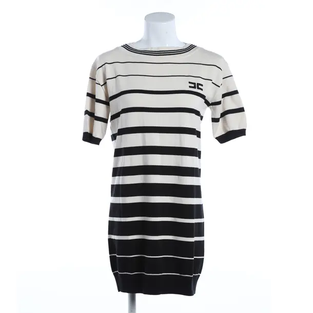 Dress, in Cream, Cotton, Elisabetta Franchi