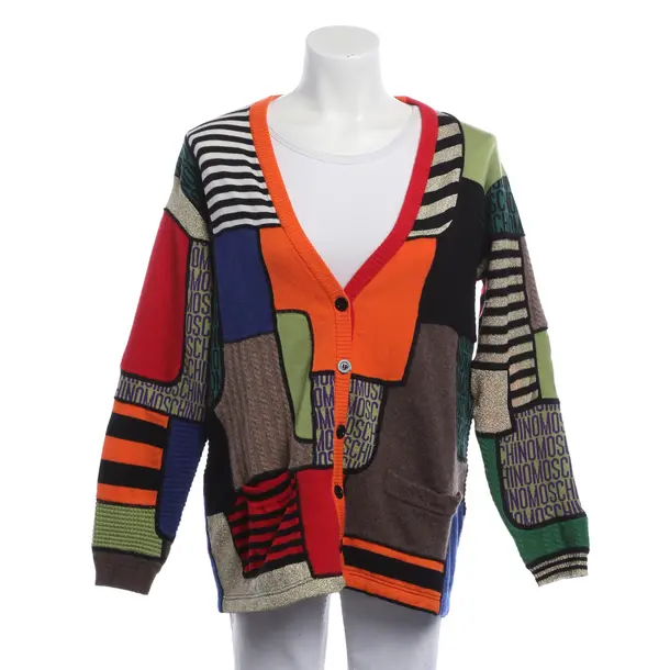 Cardigan, in Multicolore, Lana, Moschino