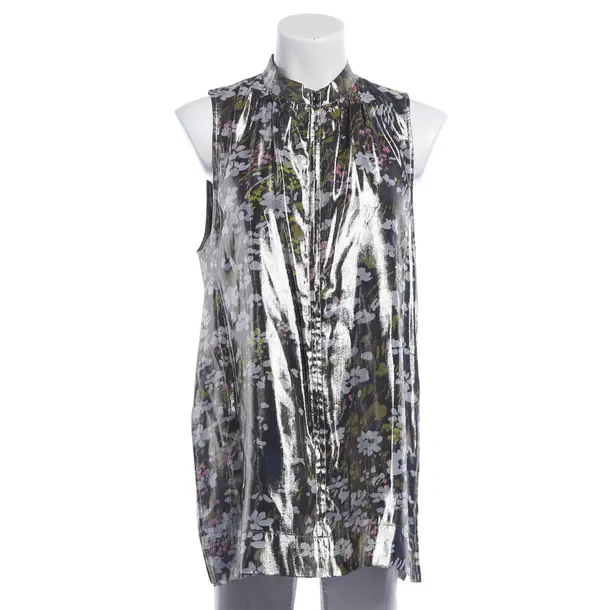 Top, in Multicolored, Silk, Ganni