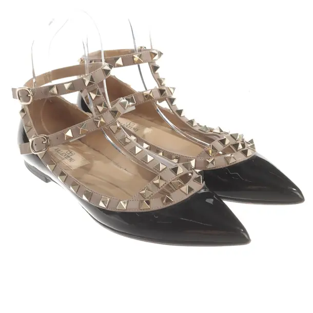 Ballet Flats, in Black, Valentino