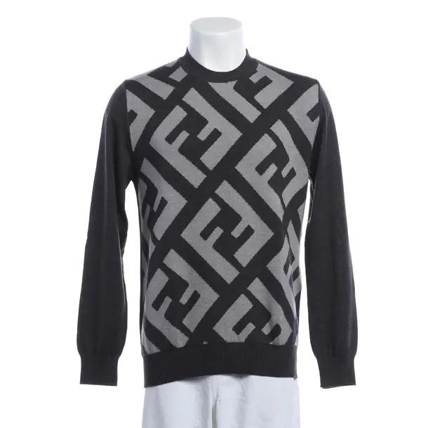 Jumper, in Gray, Wool, Fendi