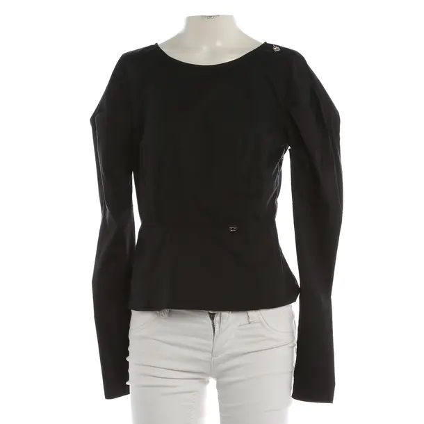 Blouse, in Black, Cotton, Elisabetta Franchi