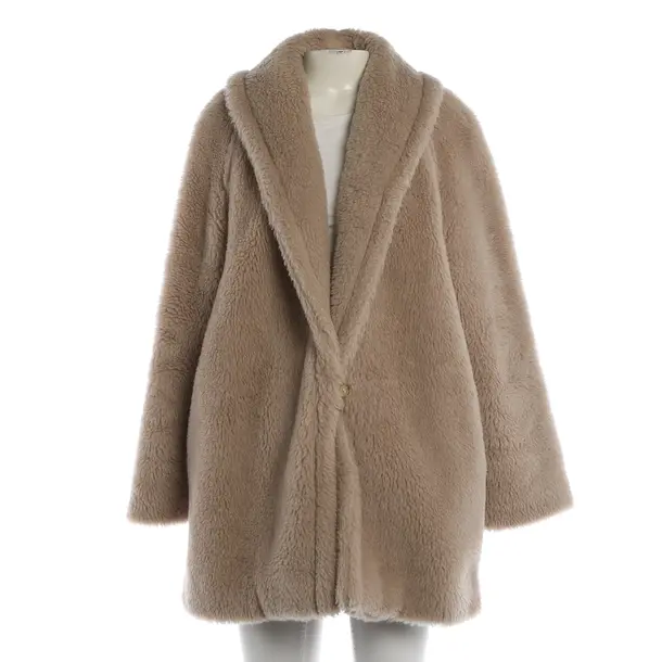 Wintermantel, in Hellbraun, Wolle, Max Mara