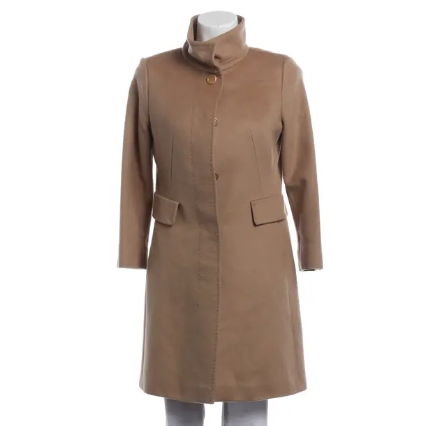 Mid-Season Coat, in Camel, Wool, Max Mara