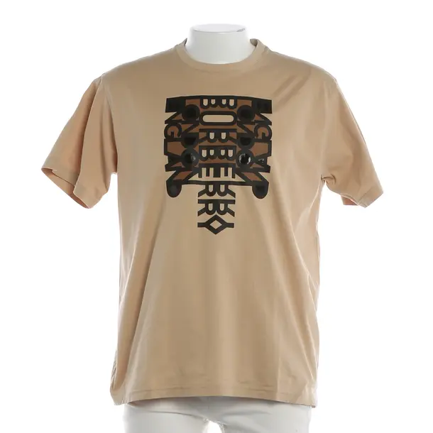 T-Shirt, in Camel, Cotton, Burberry