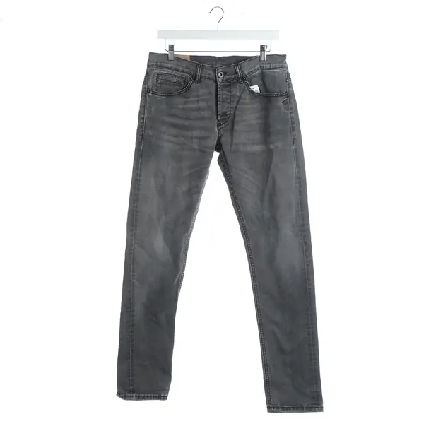 Jeans Straight Fit, in Grau, Baumwolle, Dondup