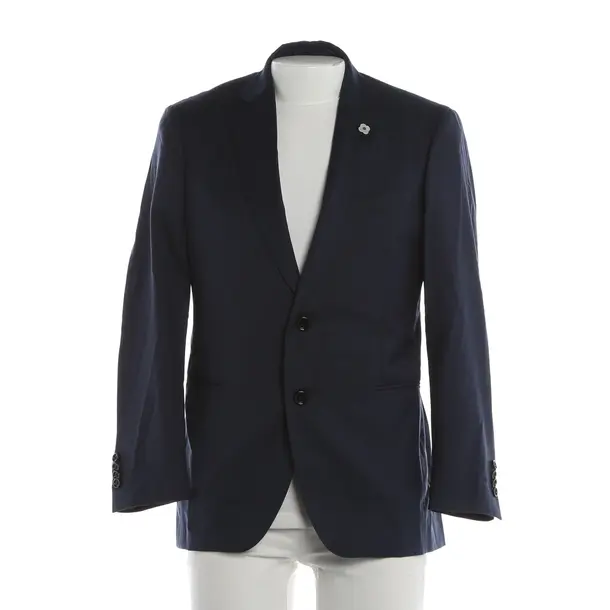 Blazer, in Navy, Wool, Lardini