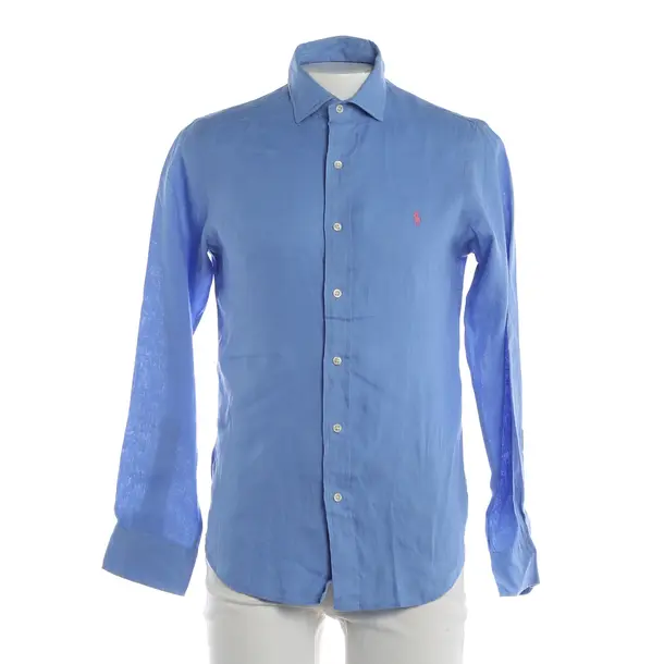 Hemd, in Blau, Leinen, Polo Ralph Lauren
